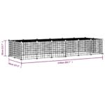VidaXL 28-panelová klietka pre domáce zvieratá čierna 35x35 cm oceľ – Obrázok 4