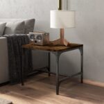 vidaXL Bočné stolíky 2 ks dymový dub 40x40x35 spracované drevo – Obrázok 4