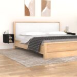 vidaXL Nástenné skrinky 2 ks čierne 31,5x30x30 cm masívna borovica – Obrázok 9