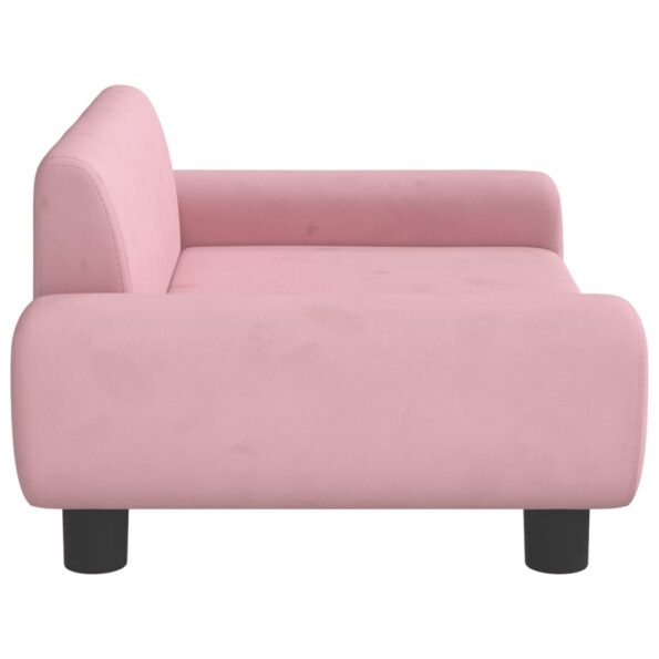 vidaXL Pelech pre psa ružový 70x45x33 cm zamat – Obrázok 4