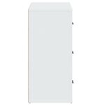 vidaXL Komoda biela 80x33x70 cm spracované drevo – Obrázok 5