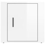 vidaXL Nočné stolíky 2 ks lesklé biele 50x39x47 cm – Obrázok 6