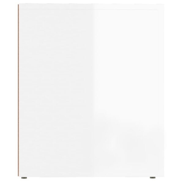 vidaXL Nočné stolíky 2 ks lesklé biele 50x39x47 cm – Obrázok 7
