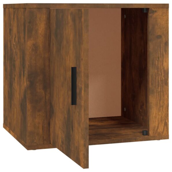 vidaXL Nočný stolík dymový dub 50x39x47 cm – Obrázok 7