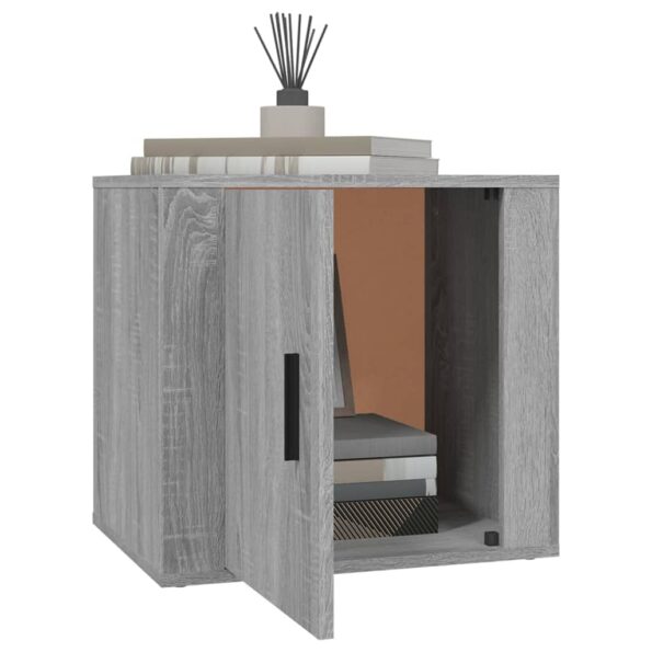 vidaXL Nočný stolík sivý sonoma 50x39x47 cm – Obrázok 4