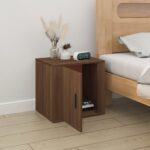 vidaXL Nočný stolík hnedý dub 50x39x47 cm – Obrázok 3
