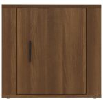vidaXL Nočný stolík hnedý dub 50x39x47 cm – Obrázok 5