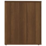vidaXL Nočný stolík hnedý dub 50x39x47 cm – Obrázok 6