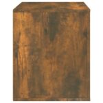 vidaXL Nočný stolík dymový dub 50x39x47 cm – Obrázok 7