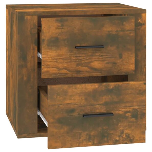 vidaXL Nočný stolík dymový dub 50x39x47 cm – Obrázok 8