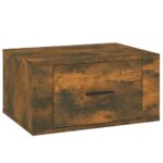 vidaXL Nástenný nočný stolík dymový dub 50x36x25 cm – Obrázok 2
