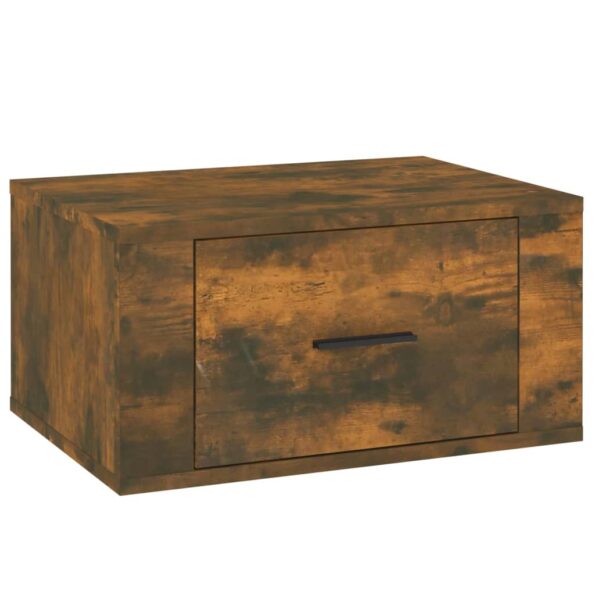 vidaXL Nástenný nočný stolík dymový dub 50x36x25 cm – Obrázok 2