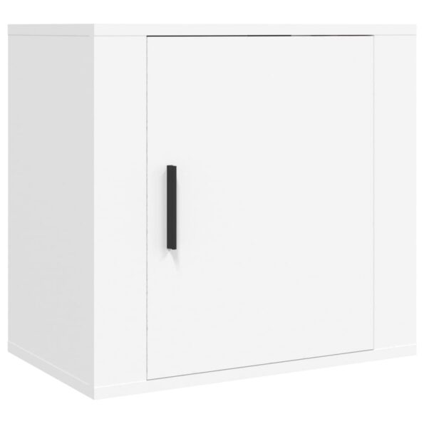 vidaXL Nástenné nočné stolíky 2 ks biele 50x30x47 cm – Obrázok 5