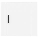 vidaXL Nástenné nočné stolíky 2 ks biele 50x30x47 cm – Obrázok 6
