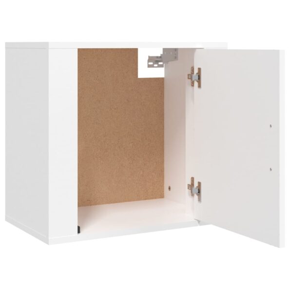 vidaXL Nástenné nočné stolíky 2 ks biele 50x30x47 cm – Obrázok 7