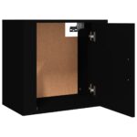vidaXL Nástenné nočné stolíky 2 ks čierne 50x30x47 cm – Obrázok 7