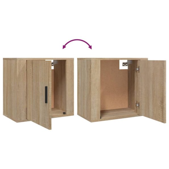 vidaXL Nástenné nočné stolíky 2 ks dub sonoma 50x30x47 cm – Obrázok 9