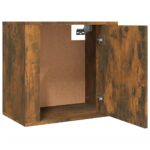 vidaXL Nástenné nočné stolíky 2 ks dymový dub 50x30x47 cm – Obrázok 7