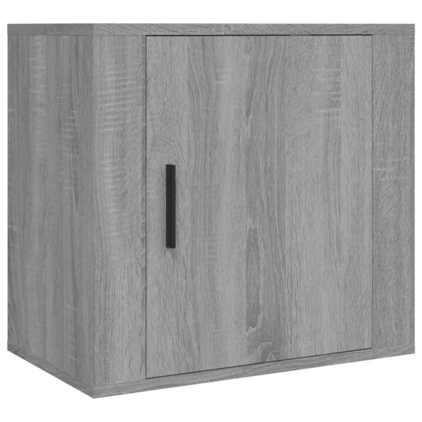 vidaXL Nástenné nočné stolíky 2 ks sivé dub sonoma 50x30x47 cm – Obrázok 5