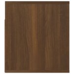 vidaXL Nástenný nočný stolík hnedý dub 50x36x40 cm – Obrázok 7