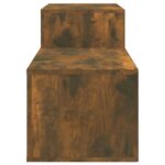 vidaXL Botník dymový dub 150x35x45 cm spracované drevo – Obrázok 6
