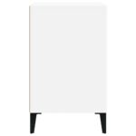 vidaXL Botník lesklý biely 102x36x60 cm spracované drevo – Obrázok 4