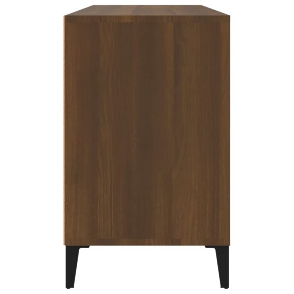 vidaXL Botník hnedý dub 102x36x60 cm spracované drevo – Obrázok 6