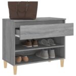 vidaXL Botník sivý dub sonoma 70x36x60 cm spracované drevo – Obrázok 5