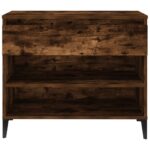 vidaXL Botník dymový dub 70x36x60 cm spracované drevo – Obrázok 7