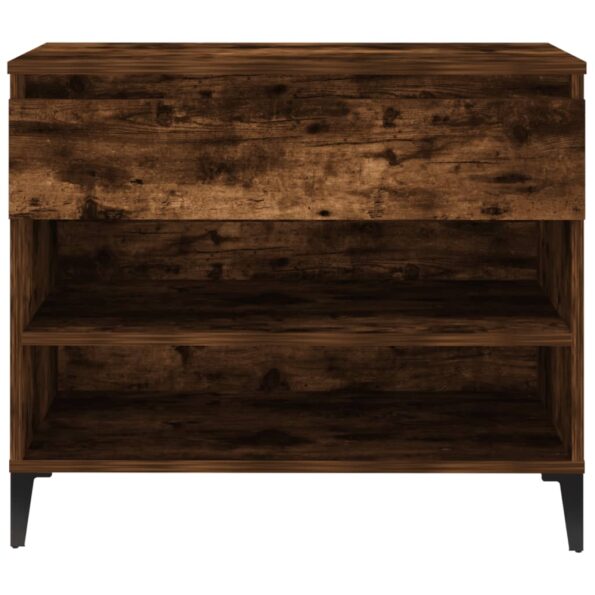 vidaXL Botník dymový dub 70x36x60 cm spracované drevo – Obrázok 7
