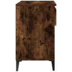 vidaXL Botník dymový dub 70x36x60 cm spracované drevo – Obrázok 8