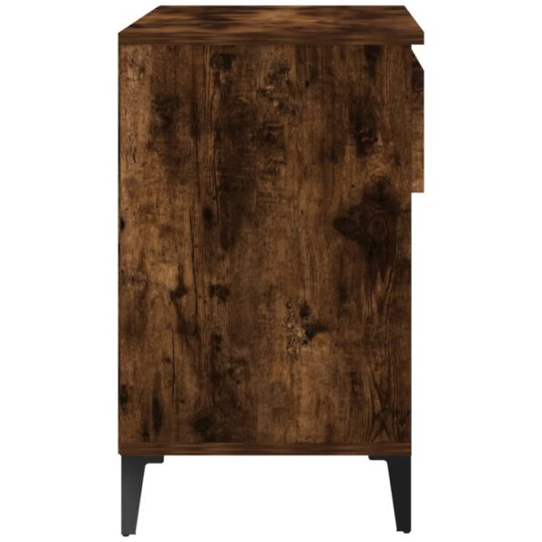 vidaXL Botník dymový dub 70x36x60 cm spracované drevo – Obrázok 8