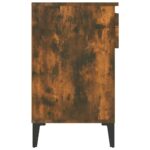 vidaXL Botník dymový dub 102x36x60 cm spracované drevo – Obrázok 8