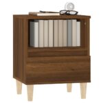 vidaXL Nočné stolíky 2 ks hnedý dub 40x35x50 cm – Obrázok 4