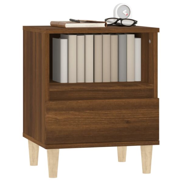 vidaXL Nočné stolíky 2 ks hnedý dub 40x35x50 cm – Obrázok 4