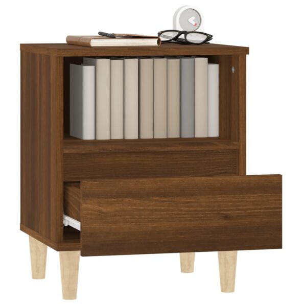 vidaXL Nočné stolíky 2 ks hnedý dub 40x35x50 cm – Obrázok 5