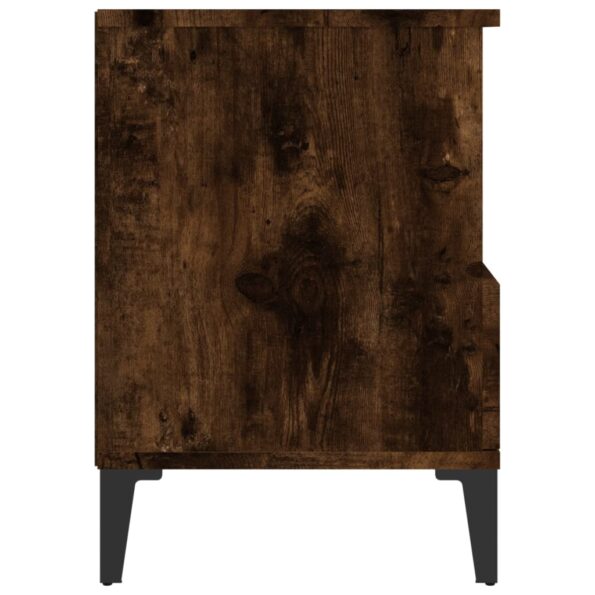 vidaXL Nočné stolíky 2 ks dymový dub 40x35x50 cm – Obrázok 9