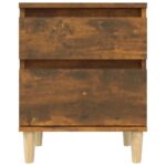 vidaXL Nočné stolíky 2 ks dymový dub 40x35x50 cm – Obrázok 6