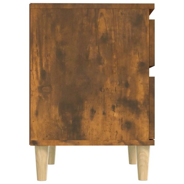 vidaXL Nočné stolíky 2 ks dymový dub 40x35x50 cm – Obrázok 7
