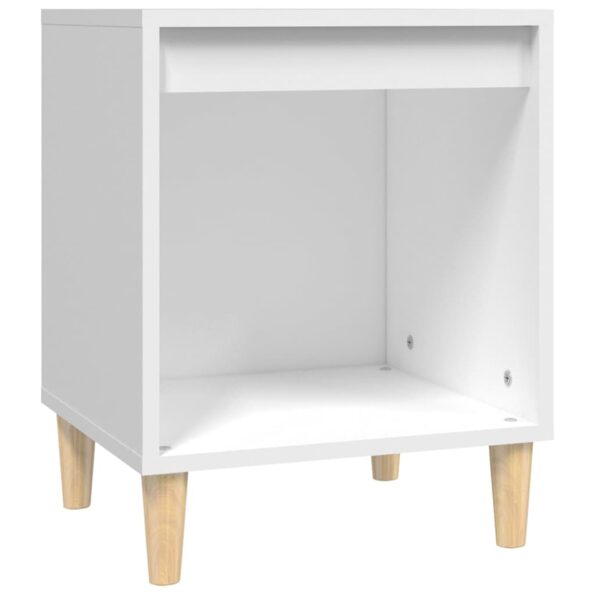 vidaXL Nočné stolíky 2 ks biele 40x35x50 cm – Obrázok 5