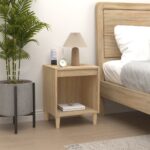 vidaXL Nočné stolíky 2 ks dub sonoma 40x35x50 cm – Obrázok 3