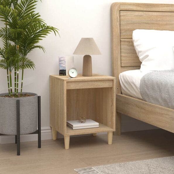 vidaXL Nočné stolíky 2 ks dub sonoma 40x35x50 cm – Obrázok 3