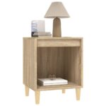 vidaXL Nočné stolíky 2 ks dub sonoma 40x35x50 cm – Obrázok 4
