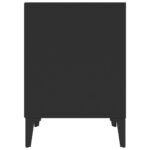 vidaXL Nočné stolíky 2 ks čierne 40x35x50 cm – Obrázok 7