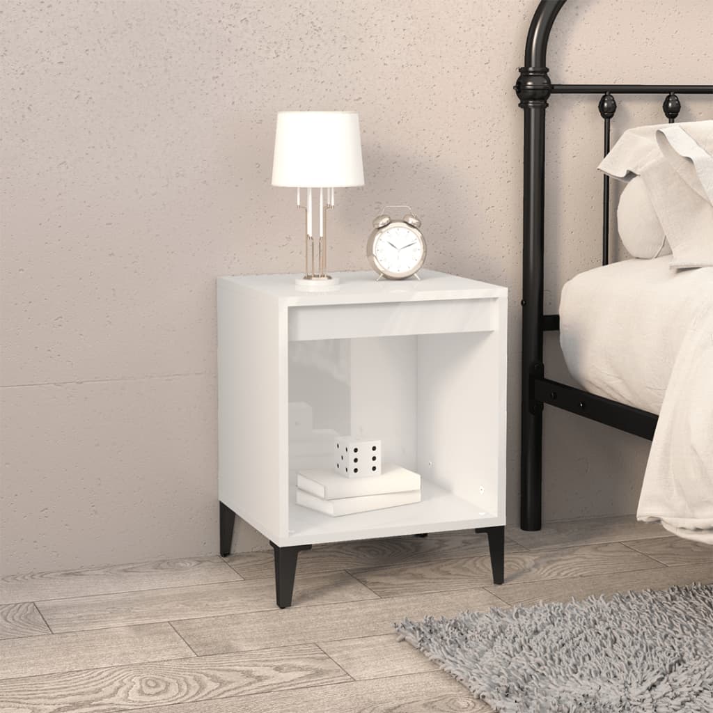 VXL8720287226727_m_en_hd_1.jpg vidaXL Nočný stolík lesklý biely 40x35x50 cm – Obrázok 1