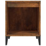 vidaXL Nočný stolík dymový dub 40x35x50 cm – Obrázok 5