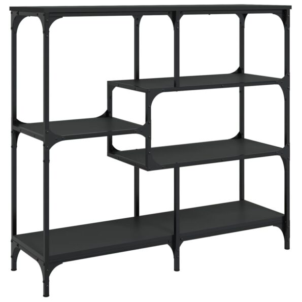 vidaXL Konzolový stolík čierny 103x32x95 cm kompozitné drevo – Obrázok 2