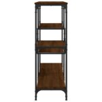 vidaXL Konzolový stolík hnedý dub 103x32x95 cm kompozitné drevo – Obrázok 5