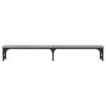 vidaXL Stojan na monitor sivý sonoma 105x23x15,5 cm kompozitné drevo – Obrázok 4