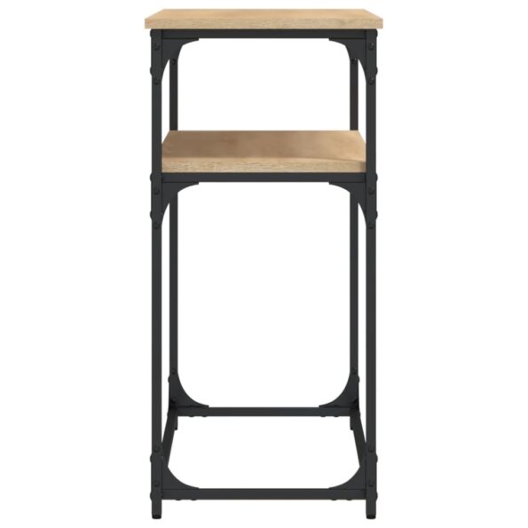 vidaXL Konzolový stolík dub sonoma 100x35,5x75 cm kompozitné drevo – Obrázok 5